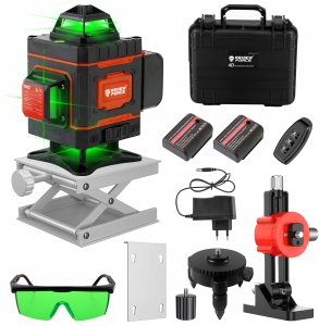 Renew Force KRZYŻOWY 360 stopni 16 linii POZIOMICA LASEROWA PŁASZCZYZNOWA PILOT 7