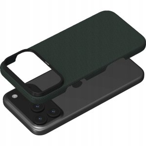 Yaxo Etui na telefon Aramid Fiber Ultra Slim Case MagSafe iPhone 17 Pro Max Tropic Green 3