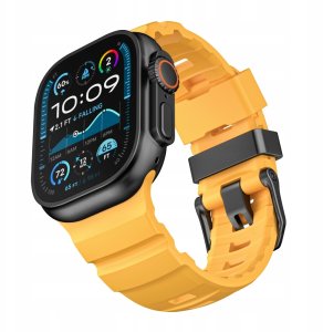 Yaxo Pasek do Apple Watch Rugged Evo Sport Band 44/45/46/49 mm Sunny Yellow 2