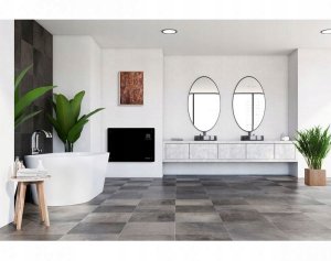 Grzejnik Warmtec Przenośny grzejnik WARMTEC EGW 1000W czarny z WiFi 5