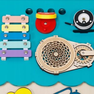 Bkids 2Kids Toys Activity board Domek turkusowy 2