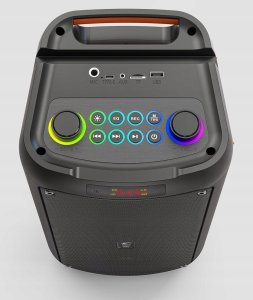 Głośnik AMT JAPOUCA Głośnik do karaoke Bluetooth z 2 bezprzewodowymi mikrofonami 5
