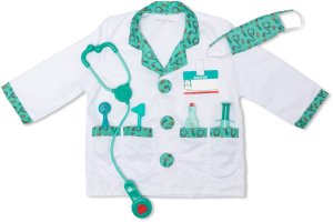 Melissa & Doug MPP RLP Doctor Rl Ply Costume Set Kostium na bal maskowy Dziecko Unisex Mundur 7