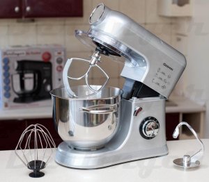 Robot kuchenny Germin Robot kuchenny mikser planetarny BERLINGER Mocny 1500W 5,5L 4 mieszadła 4