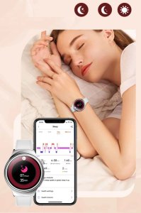SMARTWATCH ZEGAREK WATCH DAMSKI MENU PL ROZMOWY AMOLED POWIADOMIENIA SPORT ET390 11