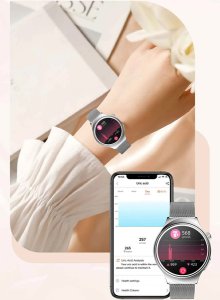 SMARTWATCH ZEGAREK WATCH DAMSKI MENU PL ROZMOWY AMOLED POWIADOMIENIA SPORT ET390 19