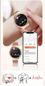 SMARTWATCH ZEGAREK WATCH DAMSKI MENU PL ROZMOWY AMOLED POWIADOMIENIA SPORT ET390 5