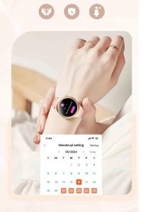 SMARTWATCH ZEGAREK WATCH DAMSKI MENU PL ROZMOWY AMOLED POWIADOMIENIA SPORT ET390 7