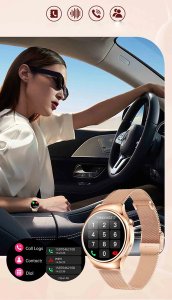 SMARTWATCH ZEGAREK WATCH DAMSKI MENU PL ROZMOWY AMOLED POWIADOMIENIA SPORT ET390 8
