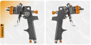 PISTOLET LAKIERNICZY DO MALOWANIA LAKIEROWANIA HVLP 1,4 MM ZBIORNIK 600 ML 9