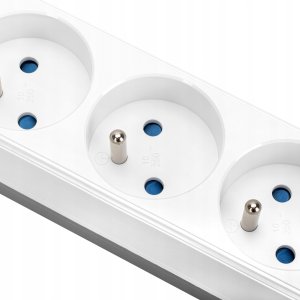 Montis Przedłużacz elektryczny biało-szary 3-gniazdowy z USB 3m MT185-WG-3 9