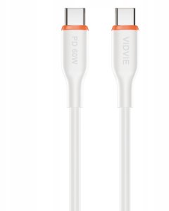 Kabel USB Vidvie SZYBKI KABEL USB TYP-C PRZEWÓD MOCNY SZYBKIE ŁADOWANIE 60W 1m 2