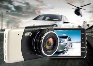 REJESTRATOR JAZDY KAMERA FULL HD PRZÓD TYŁ COFANIA WIDEOREJESTRATOR WIDEO 4