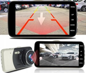 REJESTRATOR JAZDY KAMERA FULL HD PRZÓD TYŁ COFANIA WIDEOREJESTRATOR WIDEO 5