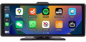 Radio samochodowe Canva MONITOR SAMOCHODOWY 10" CARPLAY ANDROID AUTO + KAMERA COFANIA + 2 UCHWYTY 3