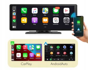 Radio samochodowe Canva MONITOR SAMOCHODOWY 10" CARPLAY ANDROID AUTO + KAMERA COFANIA + 2 UCHWYTY 7