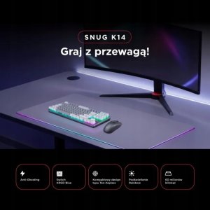 Klawiatura Rampage Snug KRGD Blue (SNUGK14BS-GW) 6