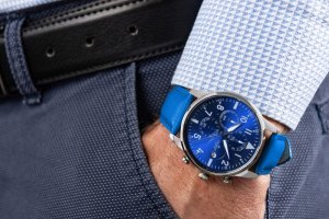 Zegarek Giewont Zegarek Męski Chronograph Sapphire Niebieski GW5630-A5 4