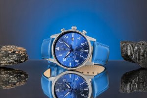 Zegarek Giewont Zegarek Męski Chronograph Sapphire Niebieski GW5630-A5 5