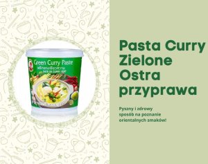 Cock Brand Pasta zielona ostra przyprawa curry tajska 200g 3