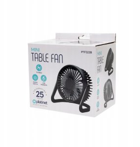 Wentylator USB Platinet TABLE FAN WENTYLATOR USB BLACK [46172] 2