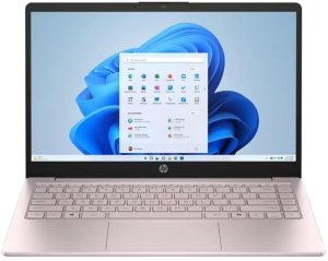 Laptop HP Laptop 14-ep2011wm / B5VU3UA / Intel N / 8GB / 128GB UFS / Intel UHD Graphics / HD / Win 11 / Różowy 2