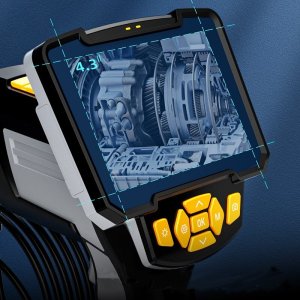 KAMERA ENDOSKOPOWA INSPEKCYJNA EKRAN 4.3" HD32GB 8LED IP67 3.9mm 1m WALIZKA 2