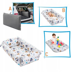 Baby Mix ŁÓŻECZKO TRAVEL NODE MIŚ I LIS 5