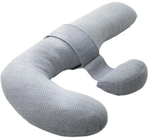 Momcozy PP006 F SHAPED PREGNANCY PILLOW AIR LAYER GRAY 2