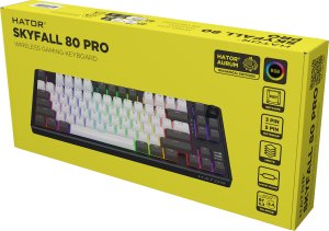 Klawiatura Hator Skyfall 80 Pro Wireless Aurum Vanila Silent Linear (HTK4180) 7
