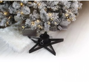 Dąstal Det Gamle Apotek Christmas tree stand, h 10cm, w 45cm, d 47cm, black 2