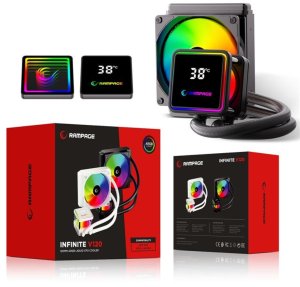 Chłodzenie wodne Rampage INFINITE V120 Białe 16