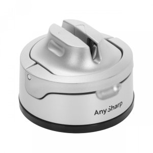 AnySharp Ostrzałka Classic Evo Silver do Noży Kuchennych, Wielofunkcyjna i 4