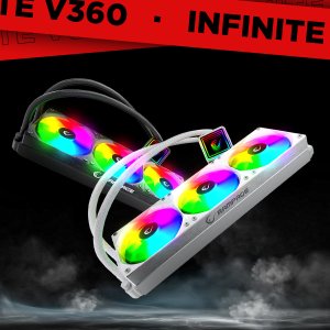 Chłodzenie wodne Rampage INFINITE V360 Białe 17