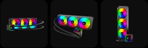 Chłodzenie wodne Rampage INFINITE V360 Białe 19