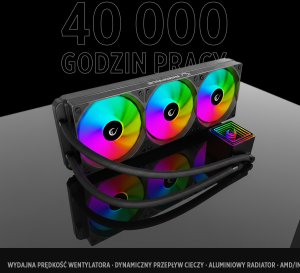 Chłodzenie wodne Rampage INFINITE V360 Czarne 18