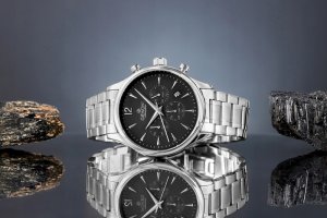 Zegarek Giewont Zegarek Męski Chronograph Sapphire Srebrny GW6310-B2 5