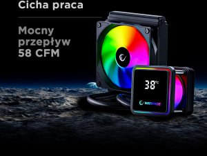 Chłodzenie wodne Rampage INFINITE V120 Czarne 10