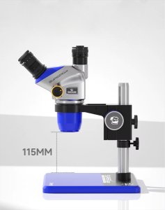 Mikroskop Stereo Triocular Mechanic Super X Pro B11 6.5X52X 4