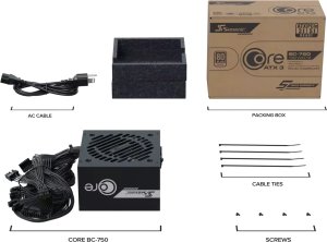 Zasilacz SeaSonic Core BC-750 750W ATX 3.1 (SRP-CBC751-A5A51JF) 14