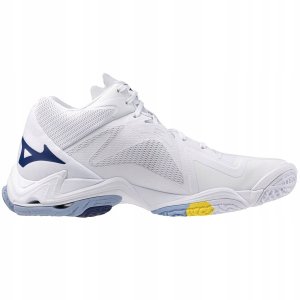 Mizuno Buty siatkarskie Wave Lightning Z8 Mid biało -niebieskie r. 46 2