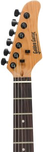 Golden Guitar Gitara elektryczna superstrat Strat3 - wiśnia one size 9