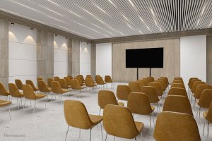 Neomounts FL55-975BL1 stojak do multimediów Czarny Płaski panel Karta multimedialna/wózek multimedialny 18
