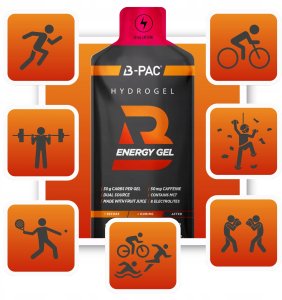 SIS SCIENCE IN SPORT AronPharma_B-PAC Energy Gel + Caffeine żel energetyczny z kofeiną Tropikalny 60ml 3