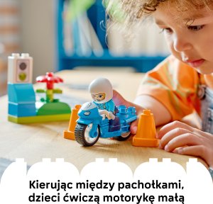 LEGO Duplo Niebieski motocykl policyjny (10471) 5