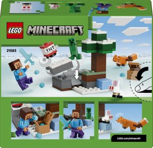 LEGO Minecraft Przygoda Steve’a w tajdze dla 6-latka (21583) 9