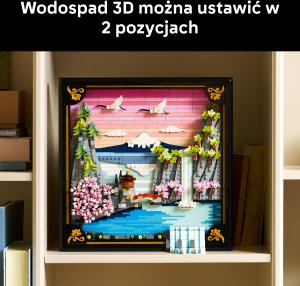 LEGO ART Japoński krajobraz z kwitnącą wiśnią (31218) 5