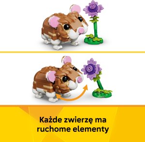 LEGO Creator Uroczy chomik z kwiatkiem (31376) 4