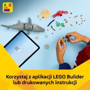 LEGO Creator Groźny rekin i skrzynia ze skarbem (31381) 6