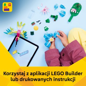 LEGO Creator 3 w 1 Dzikie zwierzęta: kolorowy koliber (31384) 7